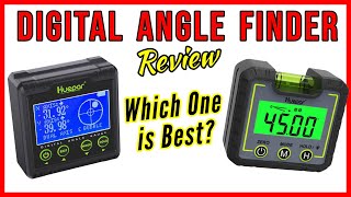 Digital Mini Angle Finder Protractor Level and Inclinometer From Huepar Better than Harbor Freight [upl. by Fauch]