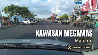 Suasana Kawasan Megamas Manado di Siang Hari  4K [upl. by Nita]