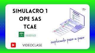 OPOSICIÓN SAS TCAE ✅ SIMULACRO 1  CASO PRÁCTICO 𝐀𝐔𝐗𝐈𝐋𝐈𝐀𝐑 𝐃𝐄 𝐄𝐍𝐅𝐄𝐑𝐌𝐄𝐑𝐈𝐀🏥 explicado paso a paso [upl. by Dric]