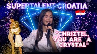 ANOTHER VICTORY FOR CHRIZTEL ACEVEDA🎉🎉Second Golden Button as the first finalist of SUPERTALENT 🇭🇷 [upl. by Philana]