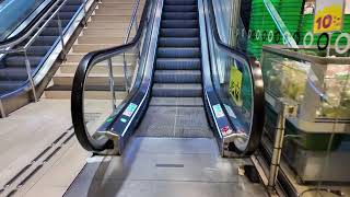 Sweden Stockholm Central Station 3X escalator [upl. by Kantor908]