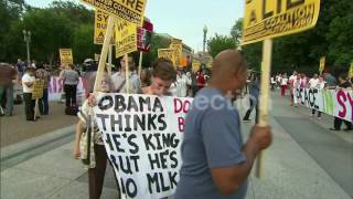 DCANTIWAR PROTEST OUTSIDE THE WHITE HOUSE [upl. by Syman990]