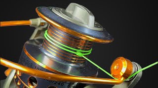 Best Way To Tie Fishing Line To Any Reel First Aired On YouTube platform [upl. by Garek937]