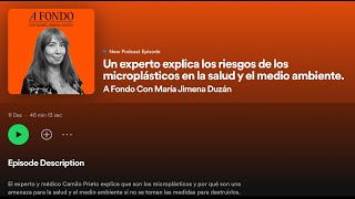 UN EXPERTO EXPLICA LOS RIESGOS DE LOS MICROPLÁSTICOS EN LA SALUD Y EL MEDIO AMBIENTE [upl. by Penney]