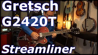 Gretsch G2420T Streamliner Bigsby Demo [upl. by Acassej]