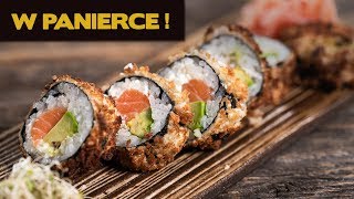 SUSHI MAKI w panierce PANKO Na ciepło  przepis UMAMI [upl. by Otrebide]