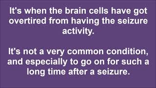 TODD’S PARALYSIS TODD’S PARESIS 2 Postictal Weakness after a Seizure [upl. by Anneis]