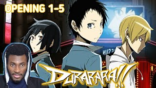 Durarara Opening 15 Reaction  Anime Op Reaction [upl. by Brackett]