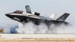 Incredible Video of F35 Shows Its Insane Ability  Dropping Bomb Vertical Takeoff and Landing [upl. by Notsag21]