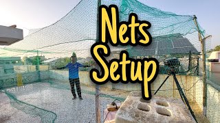 How to do cricket NET SETUP at your HOME in lowest 💰 Budget in 2025 [upl. by Gerbold]