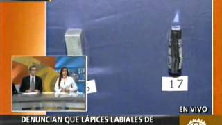 ASPEC denuncia que Lápices Labiales de conocidas marcas contienen plomo [upl. by Asilahs]