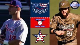 FAU vs 6 Vanderbilt Highlights Game 3  2024 College Baseball Highlights [upl. by Fania346]