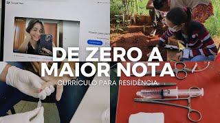 A minha trajetória para alcançar a MAIOR NOTA na ANÁLISE CURRICULAR da residência [upl. by Lolly932]