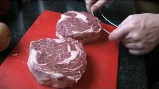 Perfektes Entrecôte bzw Ribeye Steak vom Grill Weber Baby Q Howto Disturbed Cooking Ep 8 [upl. by Seyah]