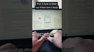 Part 2 Fanfic Binding Tutorial  Typesetting Continued [upl. by Htiekram]