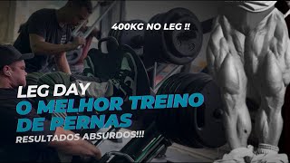 Treino Insano de Pernas Agachamento com 180kg e 200 Passadas para Resultados Extremos [upl. by Drarehs]