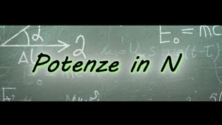 Potenze in N numeri naturali [upl. by Coralyn]