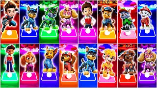 PAW Patrol Ryder vs Chase vs Marshall vs Skye vs Zuma vs Rocky vs Liberty  Tiles Hop EDM Rush [upl. by Ainolopa635]