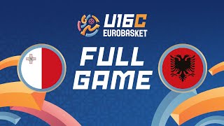 Group Phase  Malta v Albania  Full Basketball Game  FIBA U16 Womens EuroBasket 2024 Division C [upl. by Owena]