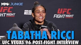 Tabatha Ricci Talks Winning Gameplan Says Discipline Reason for Success  UFC on ESPN 62 [upl. by Sidney]