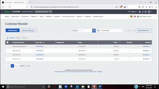 Allocate Receipt in Sage Business Cloud Accounting [upl. by Ynna626]