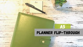 A5 PLANNER FLIP THROUGH│CARPE DIEM RING PLANNER [upl. by Edra]