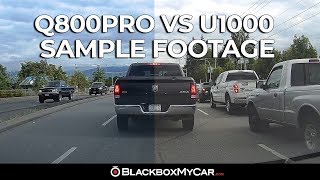 Thinkware U1000 vs Q800PRO  Sample Footage  BlackboxMyCar [upl. by Frendel652]