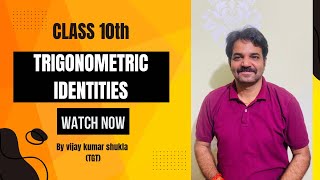 Introduction to trigonometry TRIGONOMETRIC IDENTITIESCLASS 10MATHS [upl. by Maples]