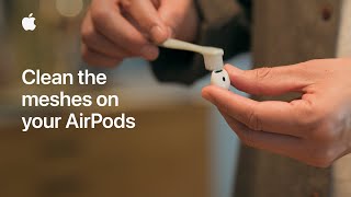 How to clean the meshes on your AirPods  Apple Support [upl. by Hess774]