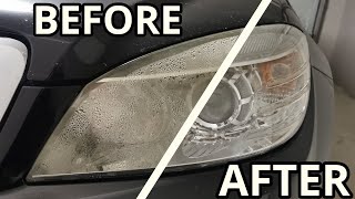 Headlight Condensation  Moisture Removal  Simple Step by Step DIY Guide [upl. by Xonk]