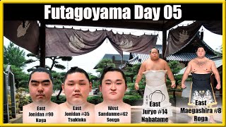 Grand Sumo Day 05 Futagoyama Beya Nov2024 Koga Tsukioka Souga [upl. by Iht572]