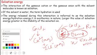 Solvation energy and stability of ionic compounds [upl. by Berey]