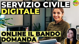 SERVIZIO CIVILE DIGITALE BANDO 2024 Progetti domanda e SCADENZA [upl. by Rasmussen]