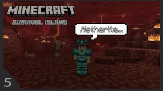 【Minecraft】Island Survival Day 5 Quest for Netherite [upl. by Junna192]