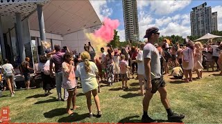 4k Gold Coast Festival of Colour HOLI  Broadwater Parklands  Southport  Queensland  Australia [upl. by Kcir]