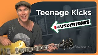 How to play Teenage Kicks by The Undertones  Easy Guitar [upl. by Madaih486]