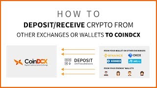 How to Deposit Cryptocurrencies in your CoinDCX Wallet  CoinDCX Tutorials [upl. by Nanci]