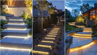 quotIlluminate Your Steps Enhancing Outdoor Spaces with Stair Lightsquot  Luces de escalera aire libre [upl. by Harberd]