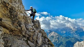 Der Mittenwalder Höhenweg  einer der schönsten Klettersteige Deutschlands [upl. by Charla892]