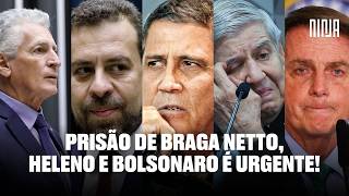 💣Rogério Correia e Guilherme Boulos exigem prisão imediata de Braga Netto Heleno e Jair Bolsonaro💣 [upl. by Dnomad]