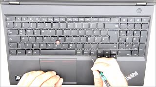 Lenovo Thinkpad T540p keyboard replacement [upl. by Hueston]