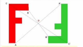 Symétrie centrale niveau 5ème [upl. by Cosmo]