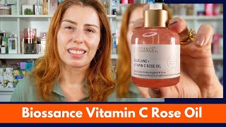 Biossance Vitamin C Rose Oil resenha  onde comprar Biossance vai sair do Brasil Saiba tudo aqui [upl. by Sinned]