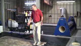 How To Clean An Oriental Rug  Step 3 Soil Extraction amp Washing [upl. by Odlanir252]