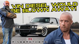 VIN DIESEL would have been blown away at SEMA with this crazy RingBrothers Grand National [upl. by Ellirehs]