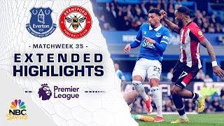 Everton v Brentford  PREMIER LEAGUE HIGHLIGHTS  4272024  NBC Sports [upl. by Ellicec]