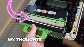 How to Change the Brother Genuine Waste Toner Box Unit WT223CL amp Review [upl. by Nylirrej]