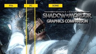 Middleearth Shadow of Mordor  Graphics Comparison [upl. by Reni]