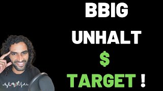 BBIG STOCK UNHALT  TARGET 💥  INSIDERS STRATEGY 📈 [upl. by Luapleahcim]