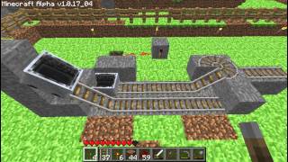 Bobs Minecart Tutorial 3 Advanced Minecart Stations [upl. by Sheets]